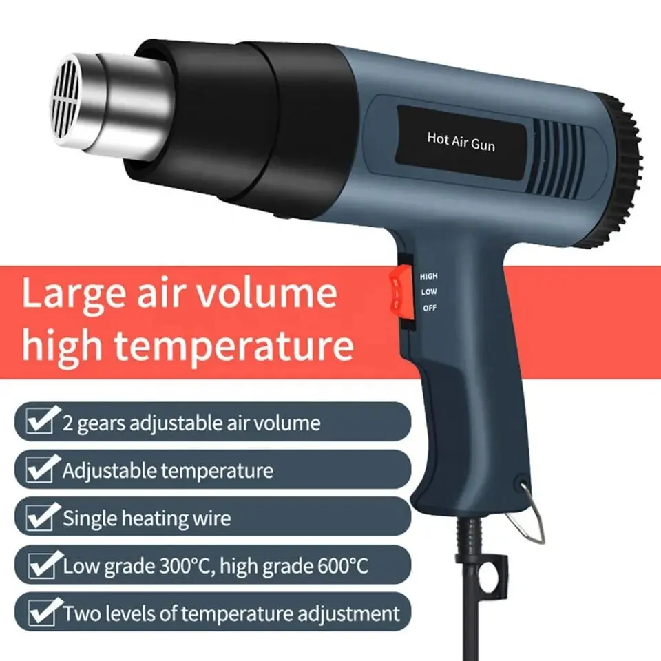 2500W variable temperature adjustable electric hot air gun 220V hot air gun
