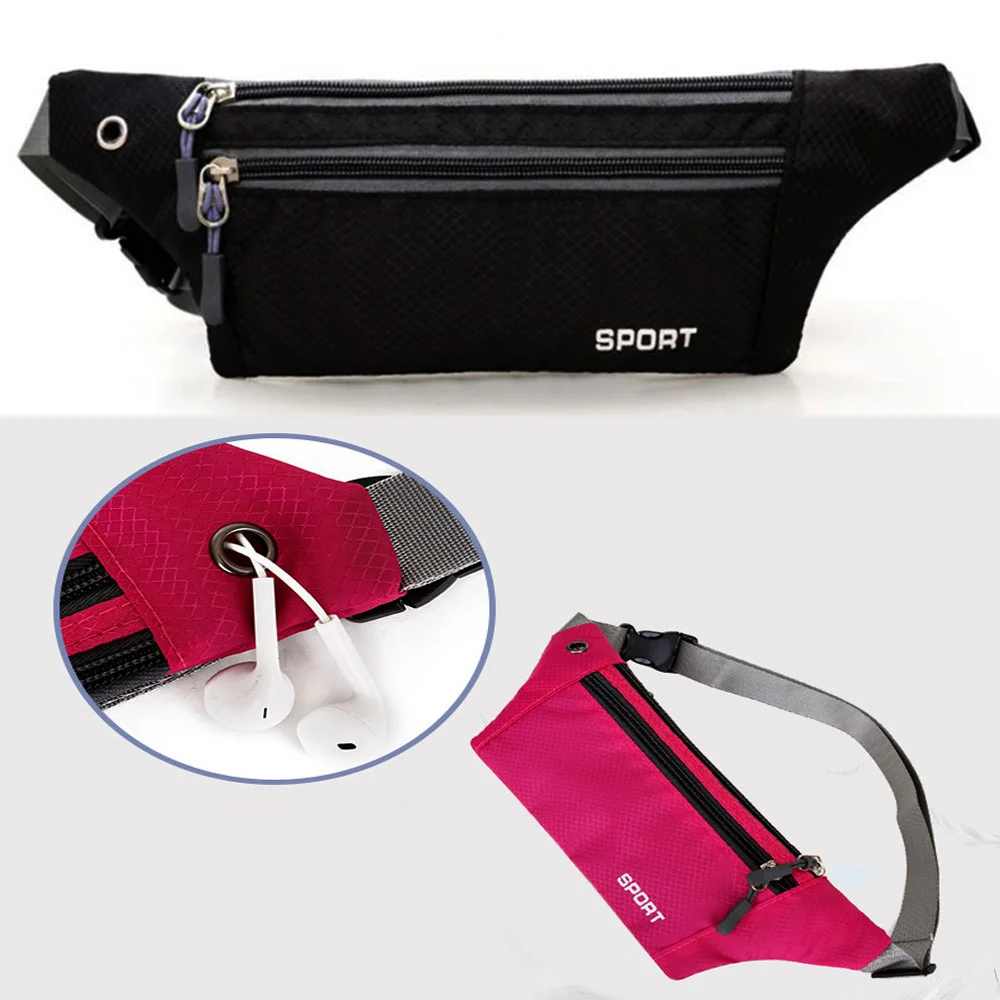 1Pc Crossbody For Wallet Belt Fanny Packs Travel Money Phone Bag Bum Bags Waist Pack Sport Outdoor