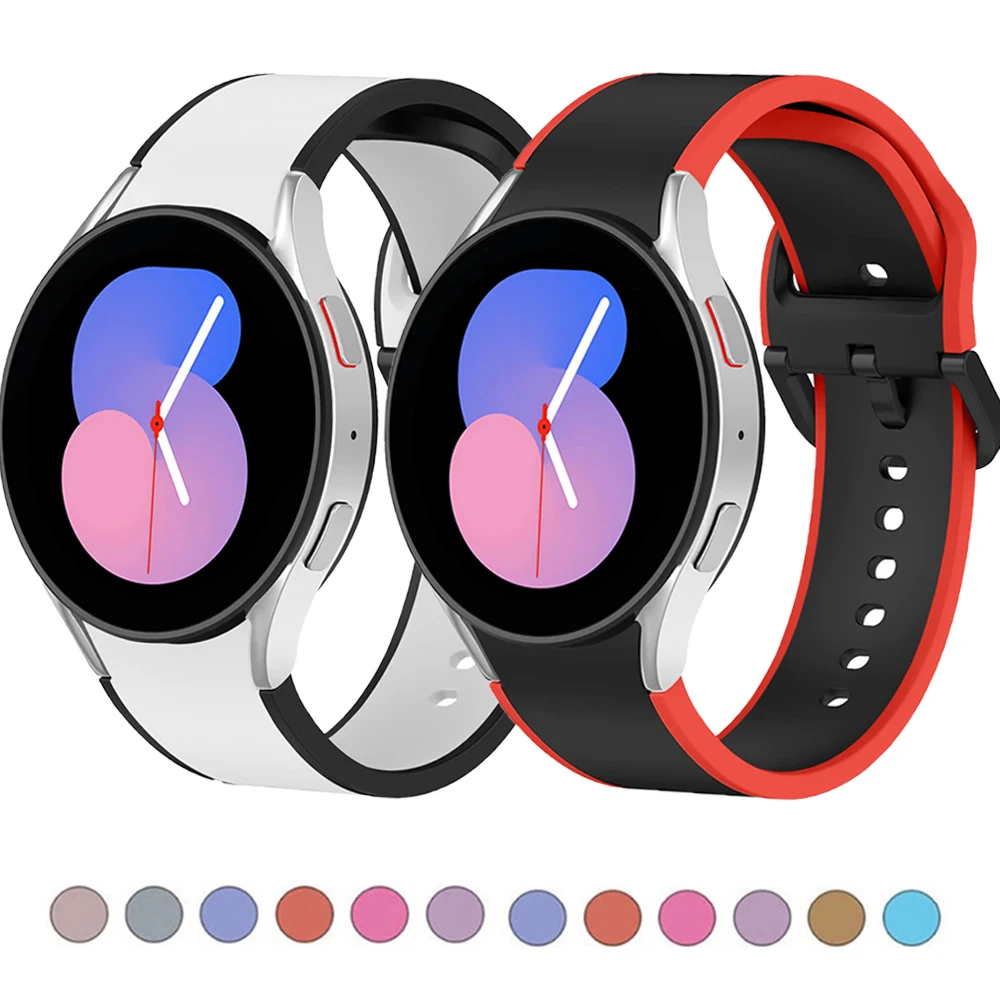 

Ремешок для Samsung Watch 6/5/4 44 мм 40 мм, Официальный спортивный браслет на заказ для часов 5 Pro 45 мм, Galaxy 6 Classic 43 мм 47 мм, 1:1