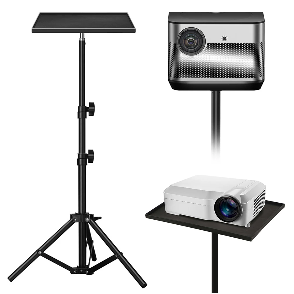 %E3%80%90Trending%20Now%E3%80%91%20Projectors%20Tray%201/4inch%20Thread%20Tripod%20Tray%20Laptop%20Projector%20Tripod%20Stand%20Height%20Adjustable%20Floor%20Projector%20Stand%20-%20Image%202