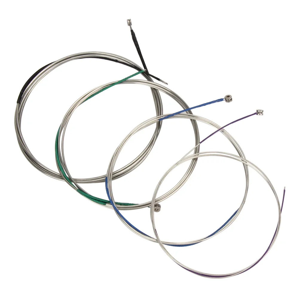 Cello String Set German Silver C-G-D-A for Full Size 4/4-3/4 S&uuml;&szlig;e Musik Strings Steel Violons Nickel Chromium Music Accessories cello strings