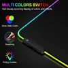 1 Pcs Large Gaming Mouse Pad Light Modes Touch Control Extended Soft Computer Keyboard Mat Non-Slip Rubber Base 3