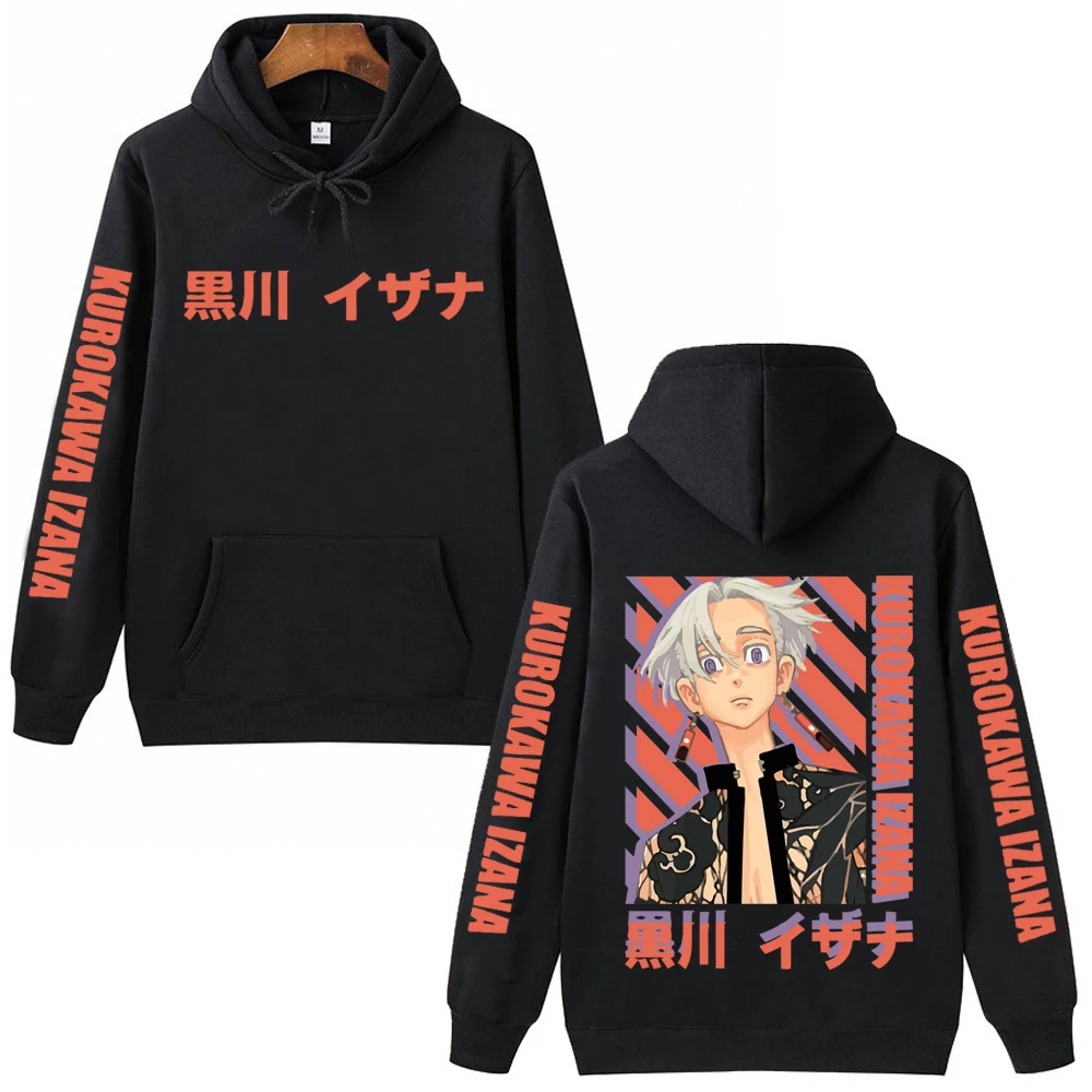 

Tokyo Revengers Kurokawa Izana Hoodie Man Woman Harajuku Pullover Tops Streetwear Anime Gift