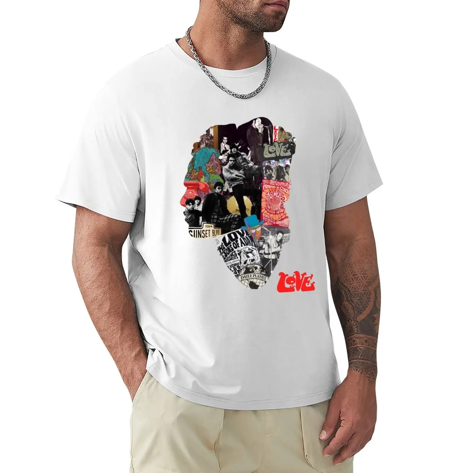 

Love Forever Changes Collage T-Shirt aesthetic clothes graphics t shirt t shirt man mens t shirts pack