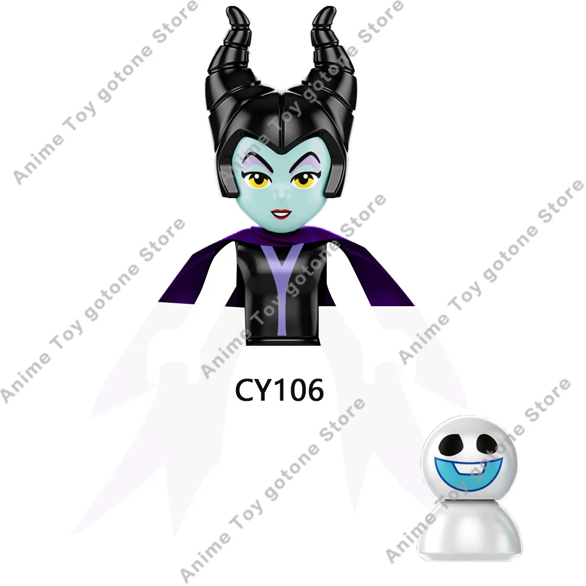 Disney Anime Mini Bricks Princess Anna CY1013 Models Beautiful Figures Head Accessories Building Blocks Friend Toys for Children