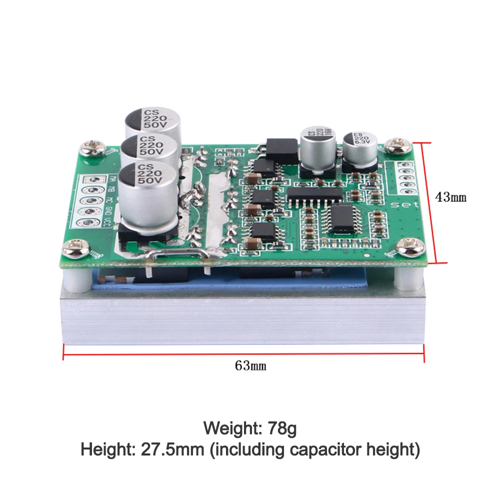 bldc driver board regulador de velocidade 02