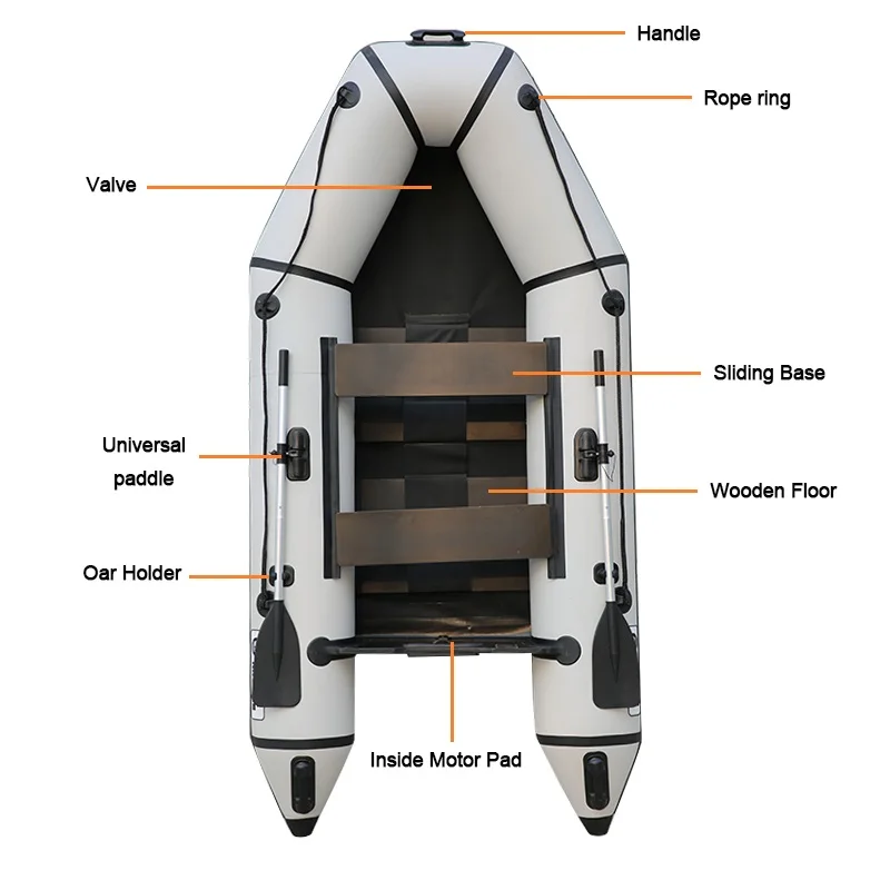 

Надувная скоростная лодка Solar Marine, 10 футов, 0,9 мм, ПВХ, штурмовая спасательная Каяка, Спортивная нежная лодка с моторной доской