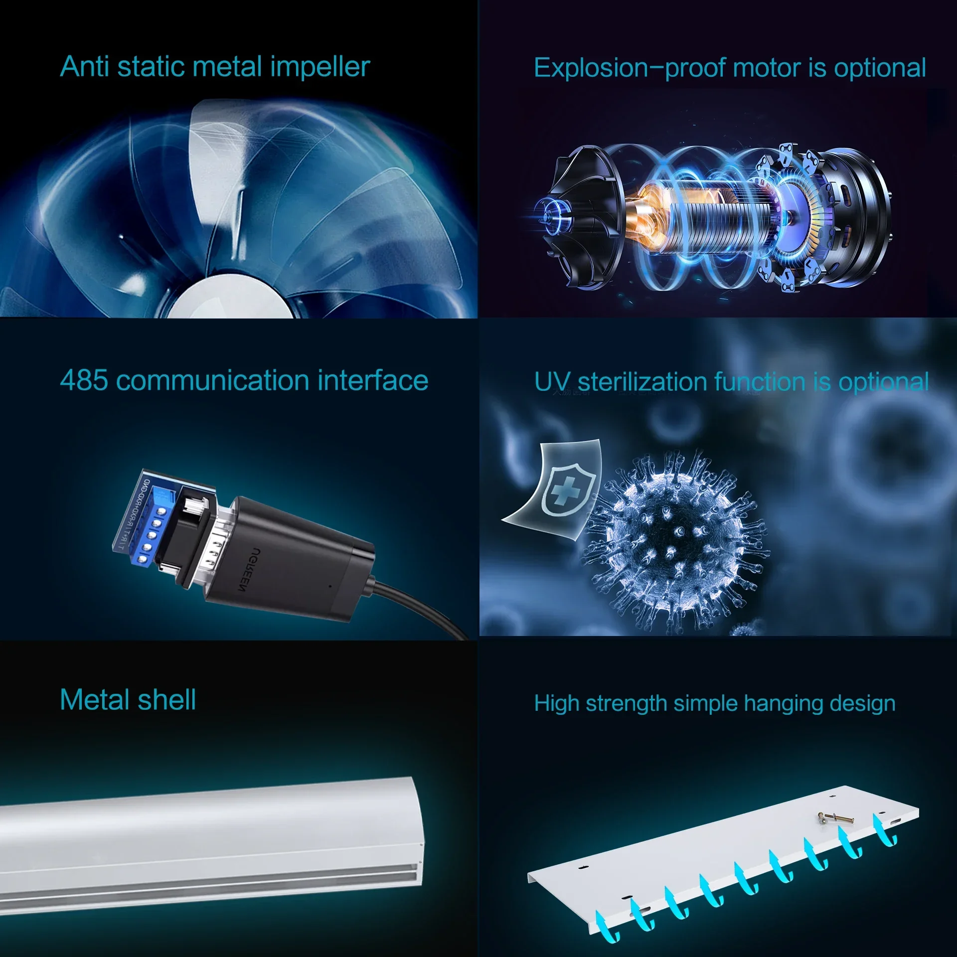 Air Curtain MachineCooling Air Curtain With High Speed For Malls,groceries And Airports With AC Cross Flow