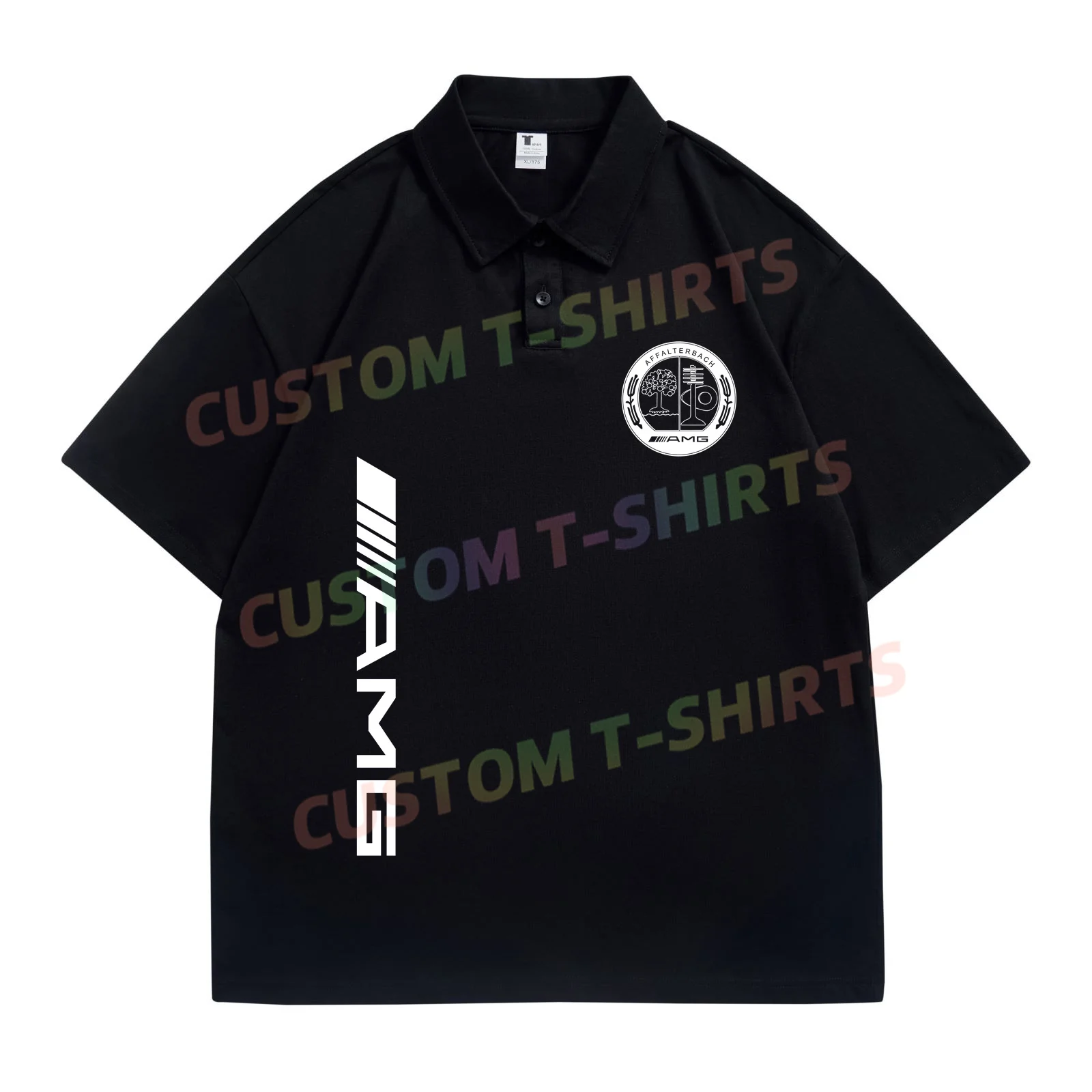 

Summer Cotton Amg Cars Rapid Heartbeat Polo Shirts Casual Oversized T Shirt for Men Breathable Hip Hop Graphic Streetwear M-5XL