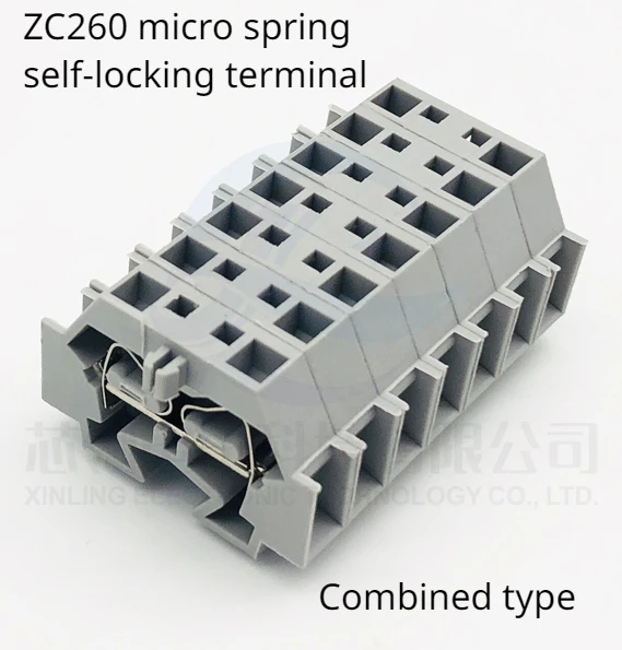 Introducing the ZC260 Mini Terminal Spring Press Self-Locking Combined Rapid Terminal Block Belt Installation and Fixing Cable Connector