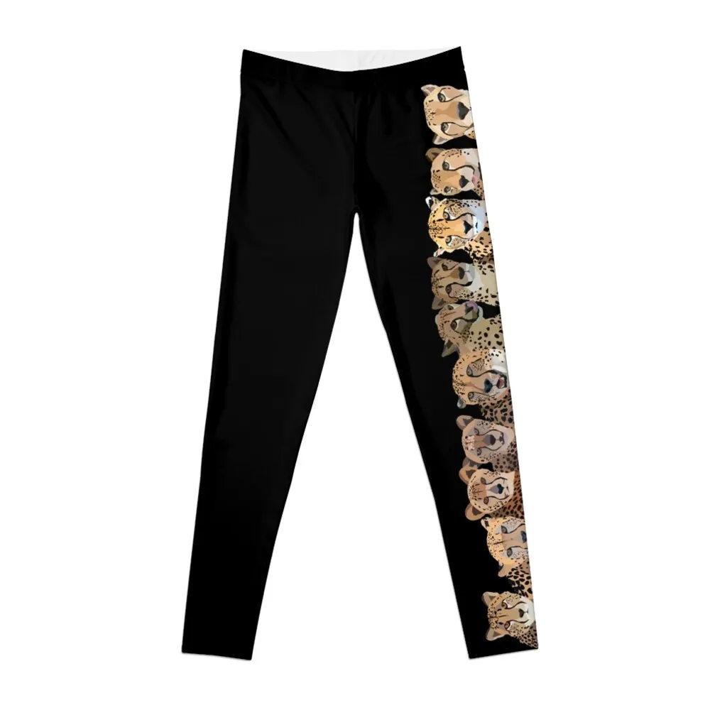 

Cat show cheetahs Leggings Legging sexy woman flared Sportswear woman gym sportswear for gym Womens Leggings