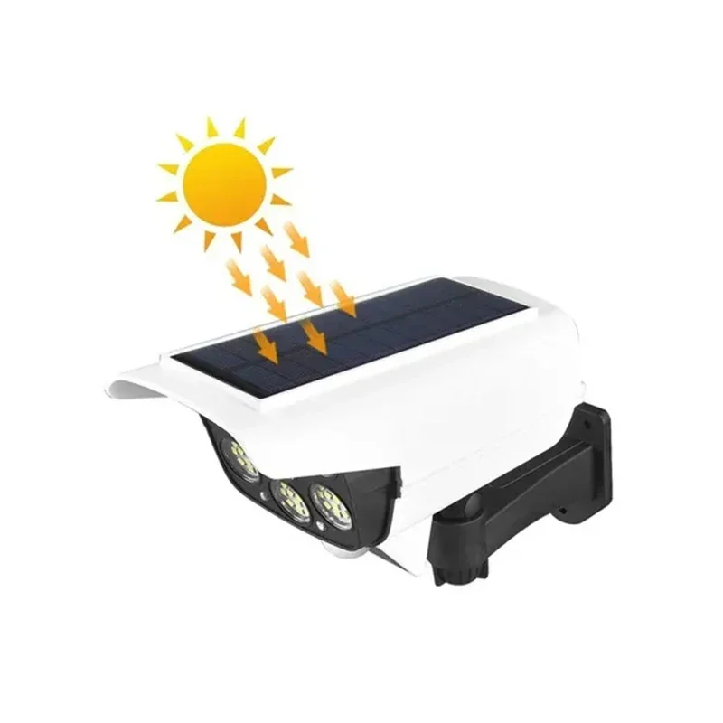 77LED Solar Light Simulation Security Dummy Camera Motion Sensor Outdoor Night L