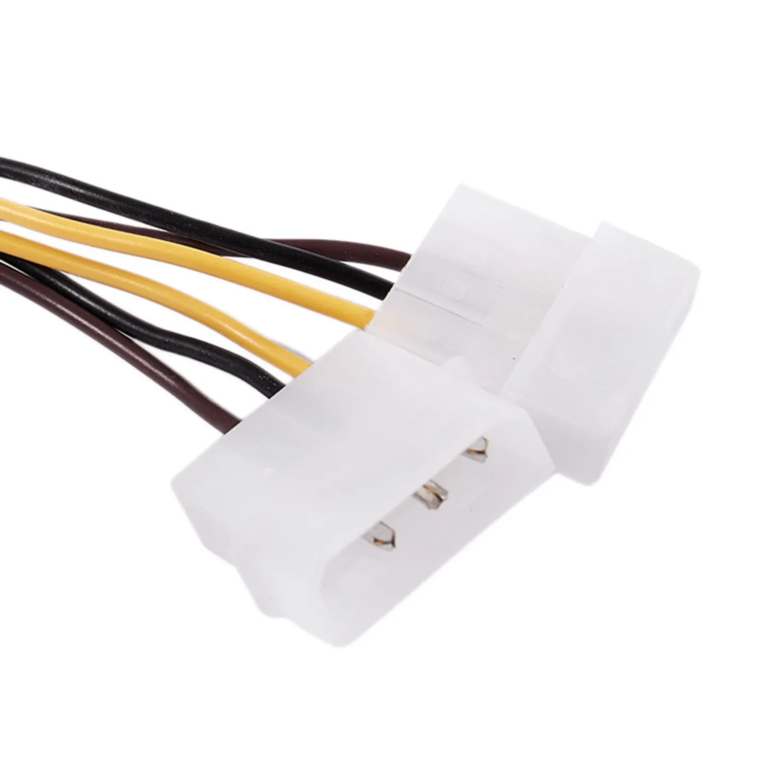 Buy DKARDU 10 Pack Dual 4 Pin Molex to 6 Pin PCI Express PCI-E Video