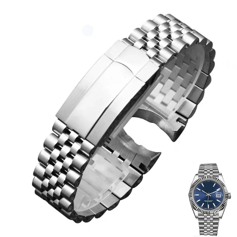 904L Bracciale In Acciaio Inossidabile Solido Da Uomo Cinturino Di Lusso 20Mm 21Mm Per Rolex Oyster Perpetual Datejust Daytona Submariner Strap