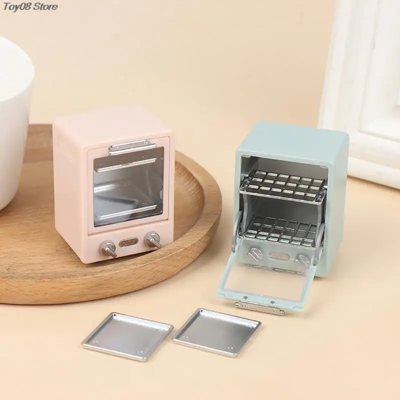 Pretend Kitchen Toys Kitchen Toys Dollhouse Furniture Set Doll House Toys 1Pc Simulation Miniature Dollhouse Oven Play Kitchen Baking Dish Bread Retro Refrigerator Model Doll Mini Furniture Toy Decor