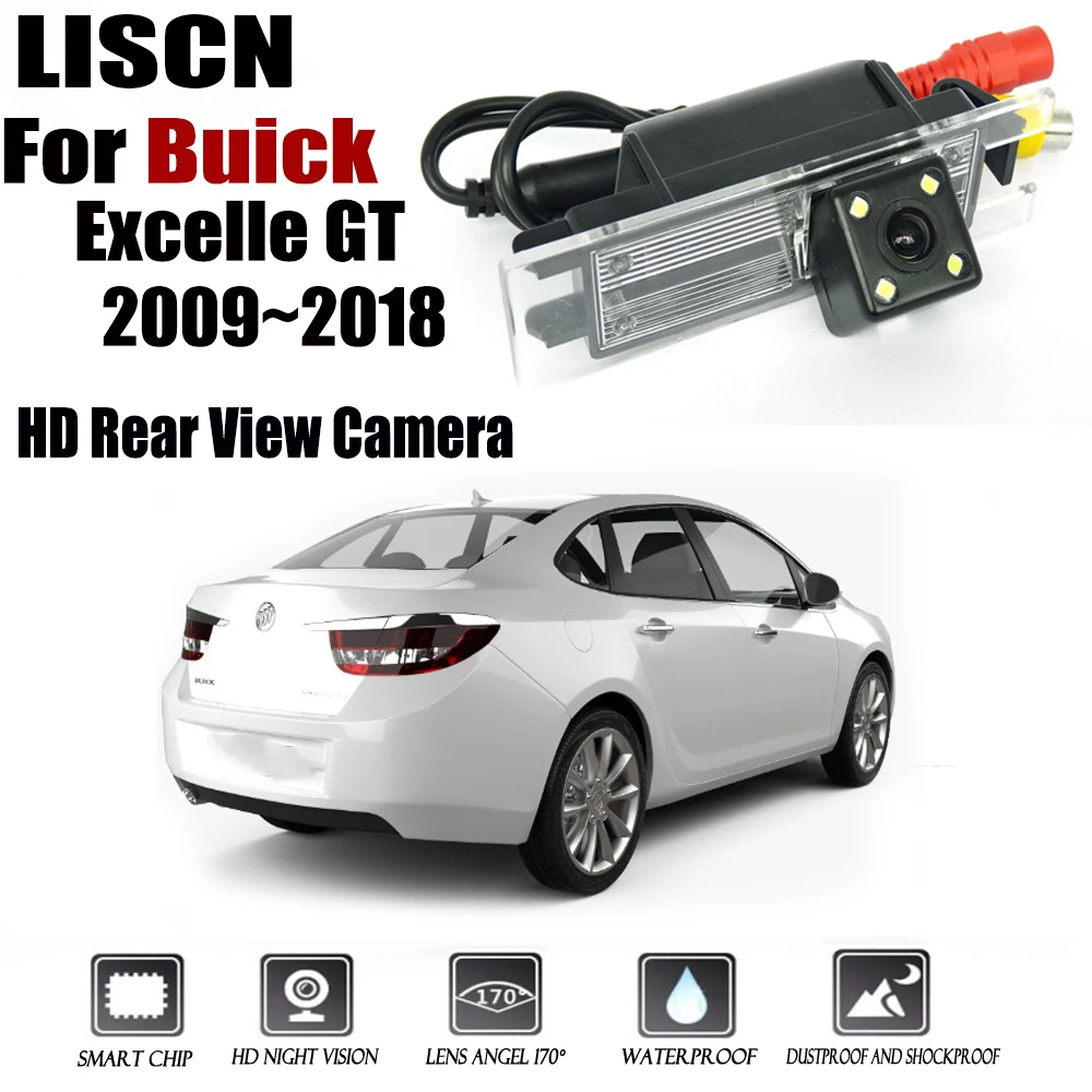 

Камера заднего вида для Buick Excelle GT 2009 ~ 2018 2012 2013 2015 2016 CCD ночного видения RCA/камера номерного знака/резервная камера