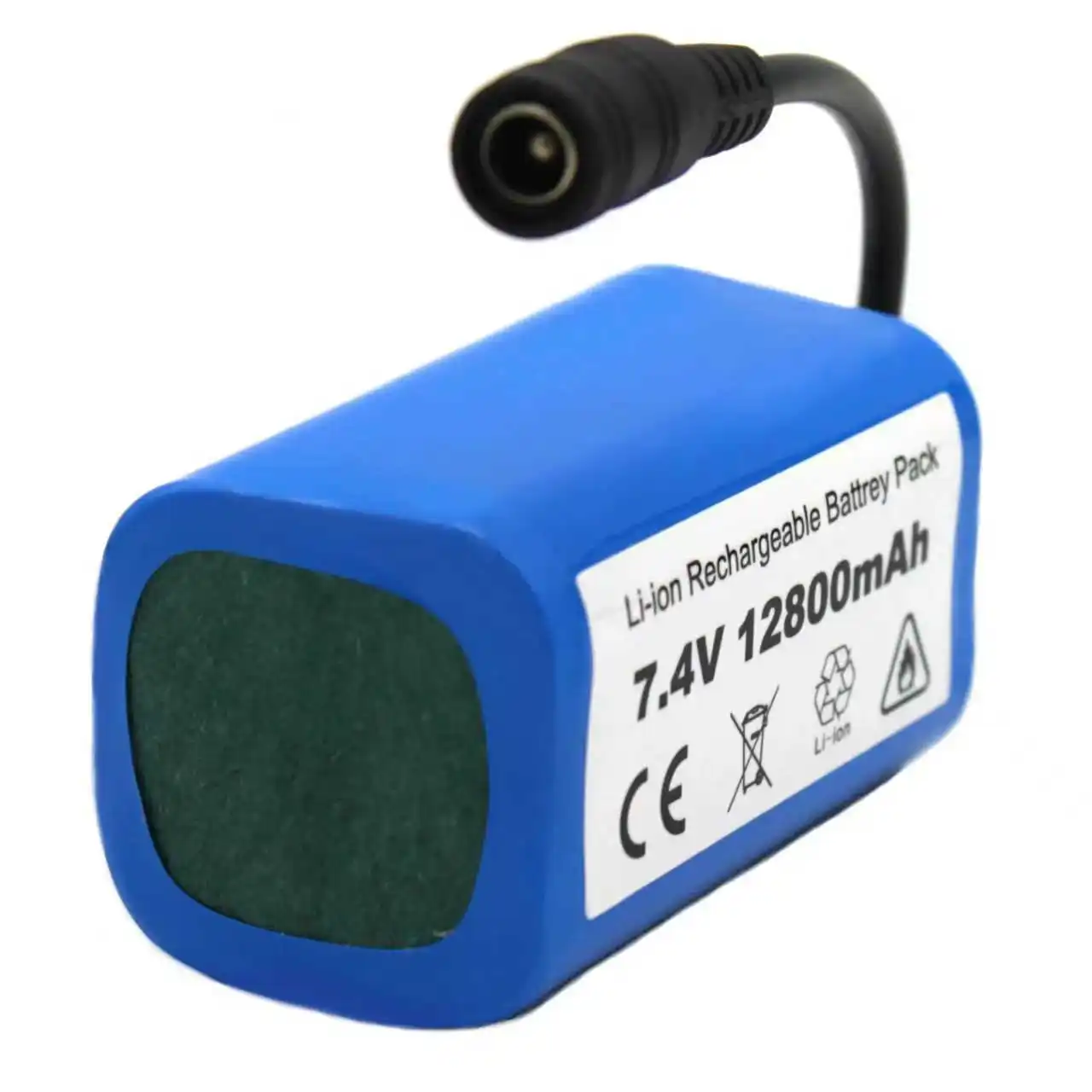 Batterie LiPo 7.4V 12800mAh pour RC - Lot 1 ou 2 avec chargeur