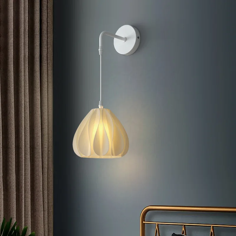 

Nordic Modern Simplicity Wall Light Luxurious Bedroom TV Background Aisle Room Decor Wall Lamp 3D Petals LED Lights Illumination