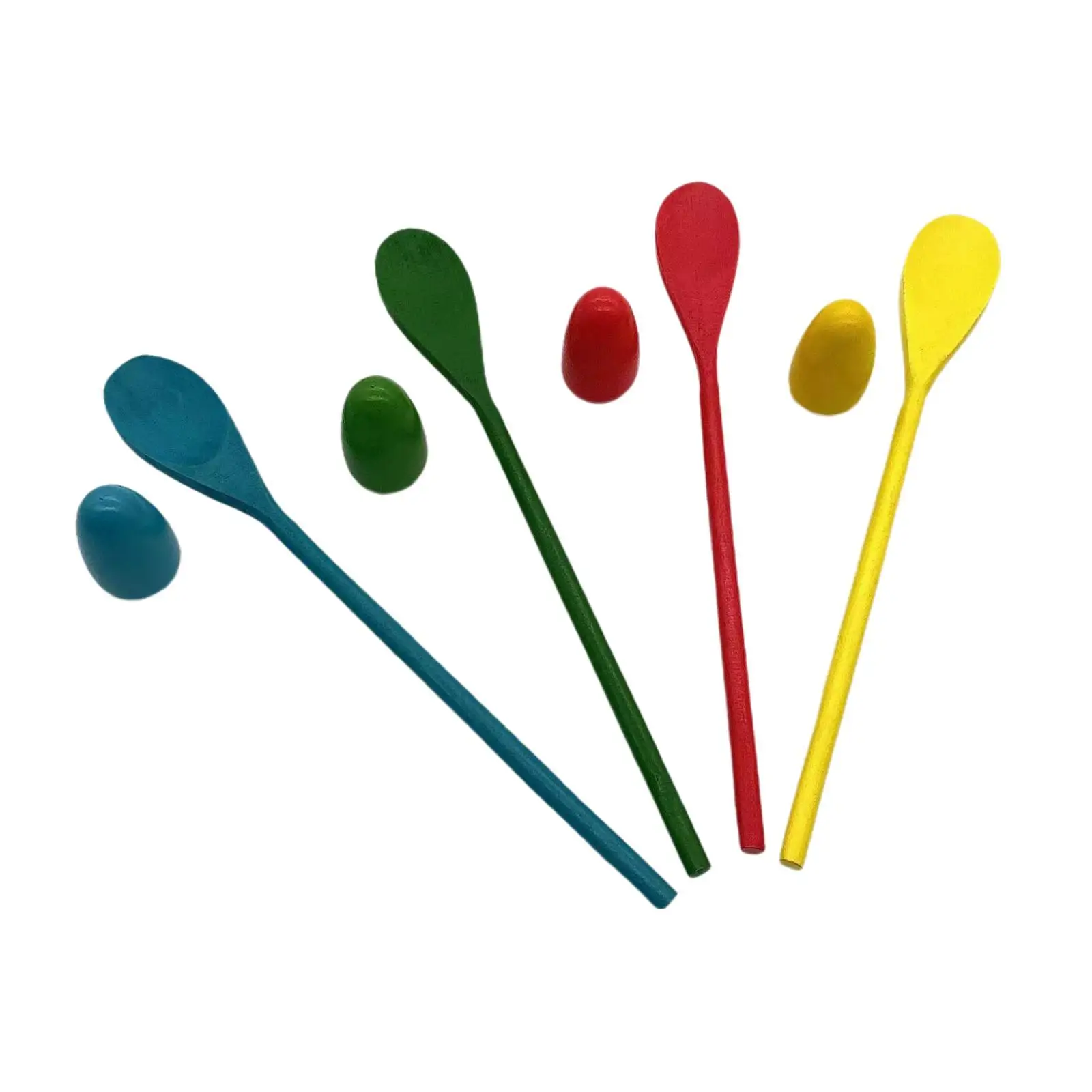 Egg and Spoon Race Game Set Party Favors Toys Educational Toy Garden Outdoor