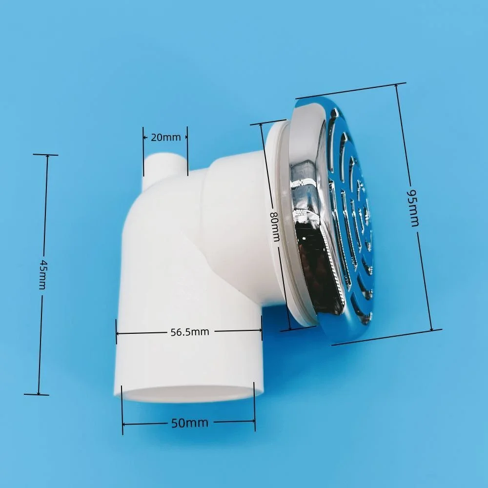 50mm Water 95mm Cover Ring Shape Bathtub Backwater Suction Chromed Cover PVC Body Cobweb Shape Massage Bathtub Suction Drainer bathroom hardware accessories,plumbing tool