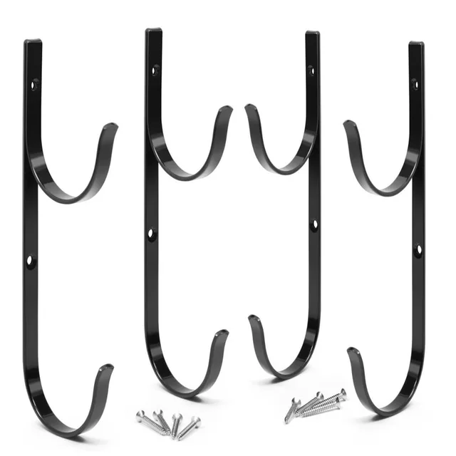 2 Supports Mural Pour Outils De Piscine - Crochets Pour Perches, Brosses Et Tuyaux