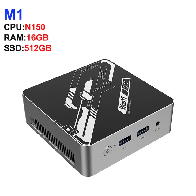 M1 Mini PC Intel Twin Lake N150 8GB/16GB 512GB/1TB Windows 11 Pro