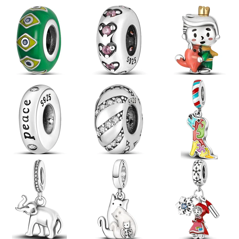 

Кулон в виде кошки, собаки, слона из серебра 925 пробы