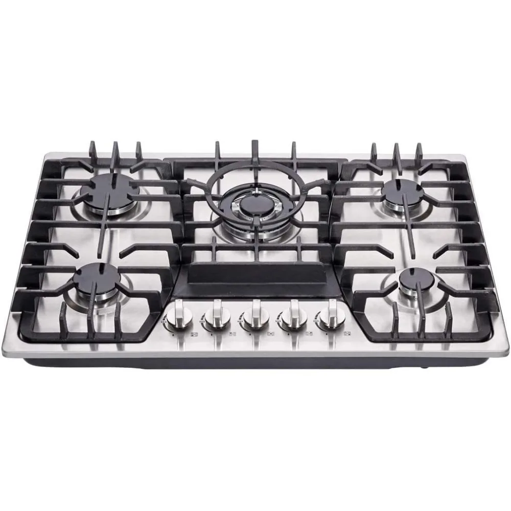 Kitchen gas Cooktop - Dual fuel gas cooktop - Built-in stainless steel - Gas Cooktop - Kitchen Cooktop gas stove 2