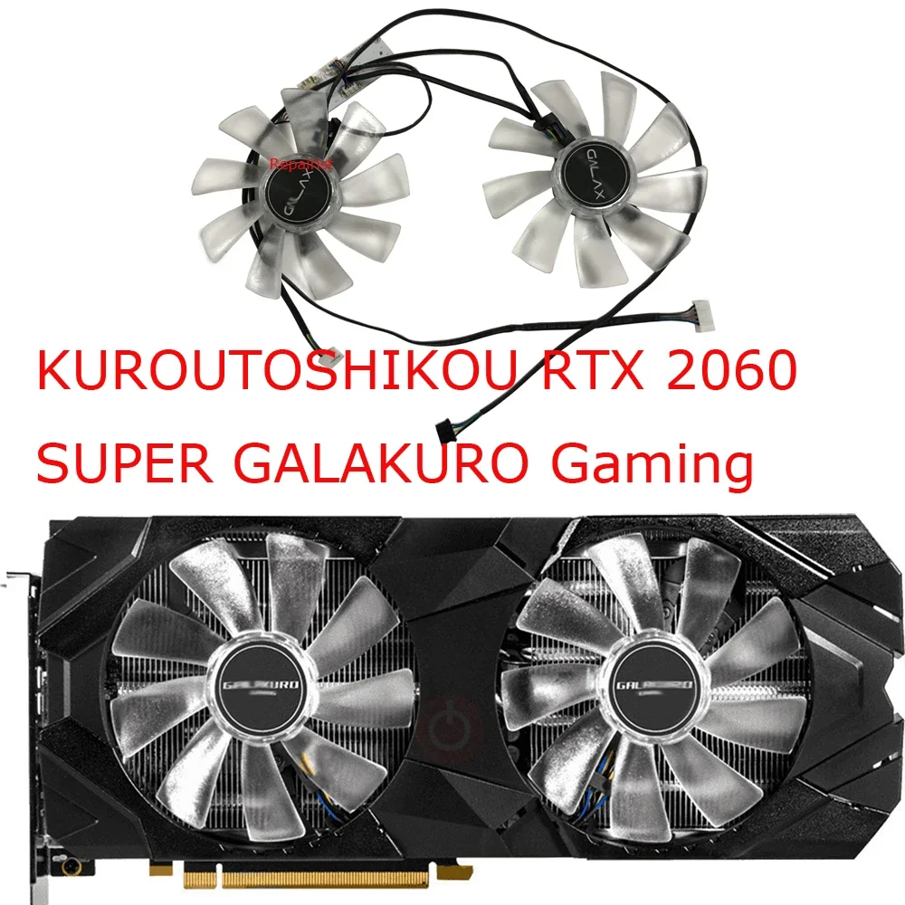 

2Pcs/Set,Video Cards Fan,FY10015M12LPA,For KUROUTOSHIKOU RTX2060 SUPER GALAKURO Gaming,For KUROUTOSHIKOU RTX 2070 8gb