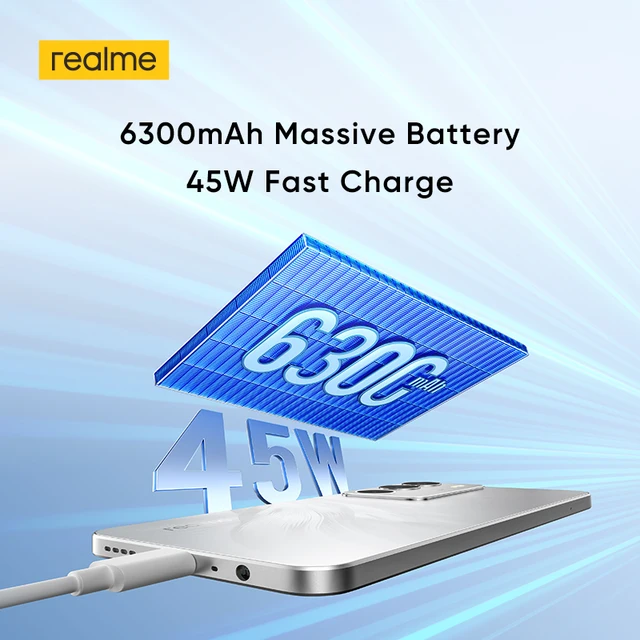 [Première mondiale] Smartphone realme C71 Batterie 6300 mAh Charge 45 W Écran 6,67" 120 Hz Caméra 50 MP Chipset UNISOC T7250 NFC IP64 3