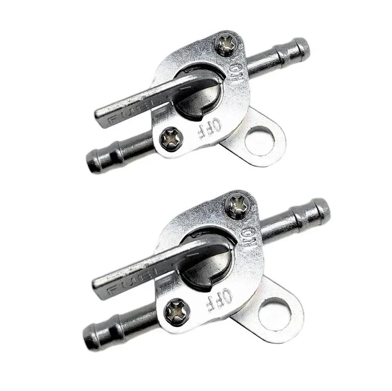 

2Pcs 1/4" 6mm Fuel Tank Tap Valve Tap On-Off Switch Scooter Pit Quad Dirt Bike Go Kart ATV Motorcycle Motocross