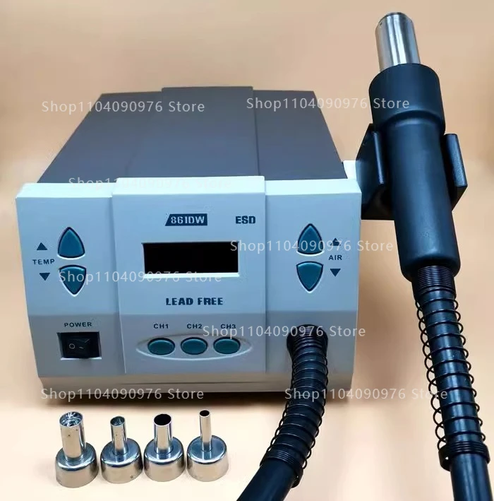 861DW heat gun LCD display dormant storage cyclone direct wind conversion