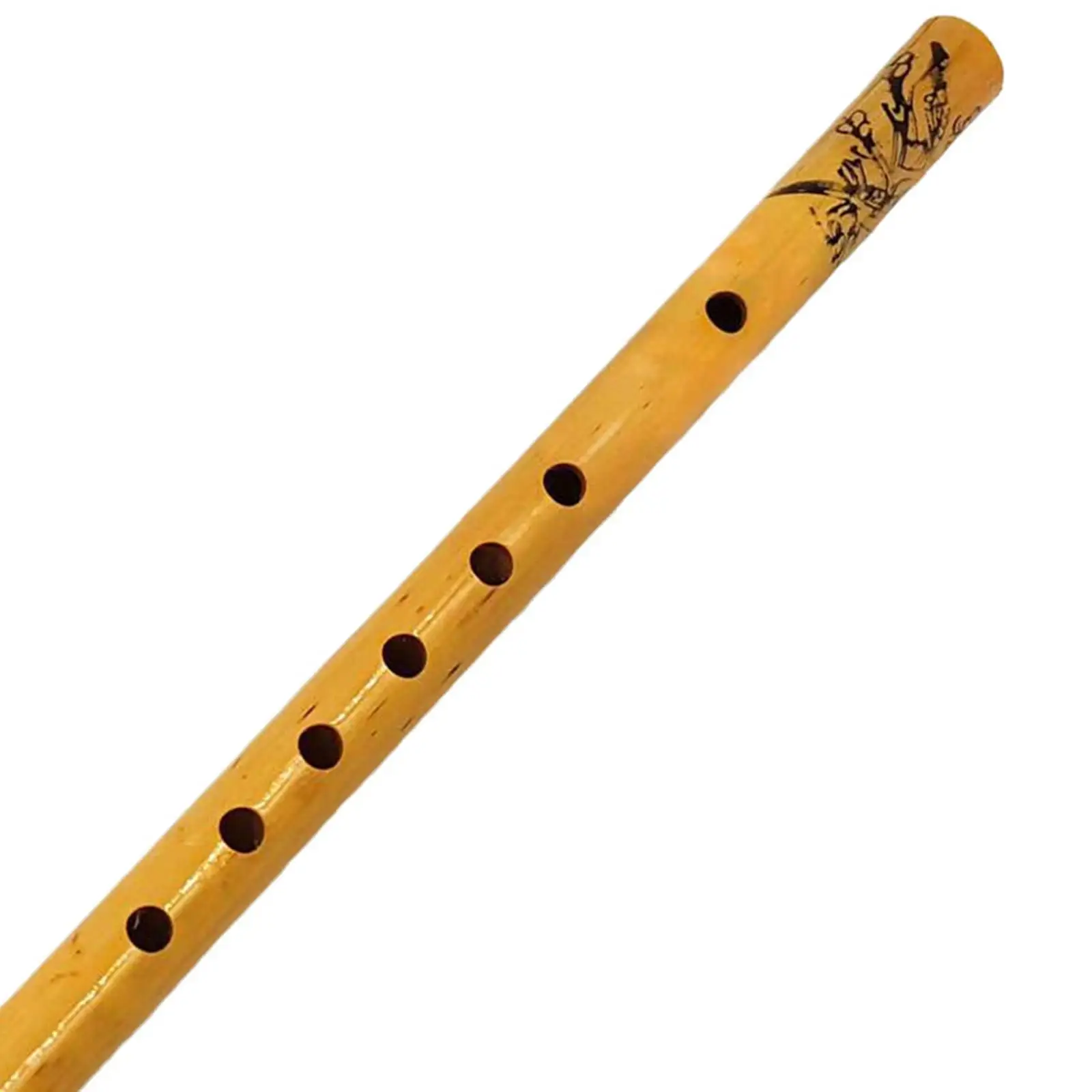 Vertical Flute Portable 9 Holes Traditional for Flautist Band Bamboo Flute Musical Instrument Woodwind Instruments vertical flute