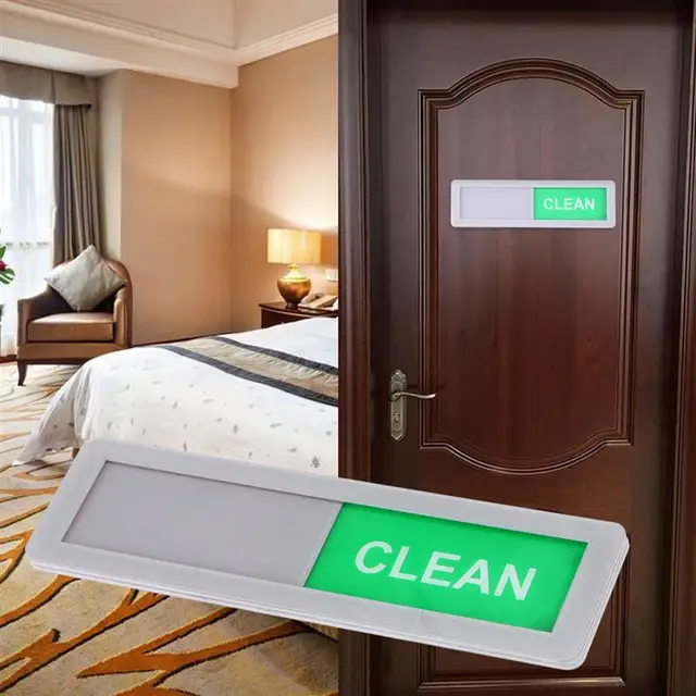 Szobatisztító Tippek Tisztító Jelek Hotel Mágneses Jel Akril Konyhai Mosogatógép Mágnes Tiszta Piszkos Otthoni Szoba Dekoráció - Image 2