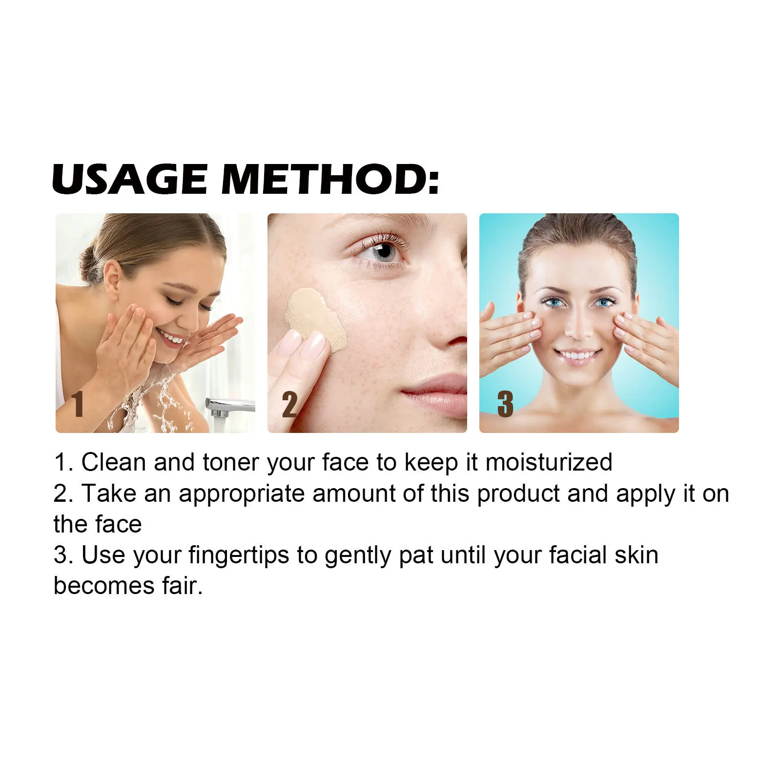 Ouhoe Liquid Foundation Clear Natural Delicate Brightening Skin Color Concealer Base Makeup Sweat-Proof Long Lasting Smear-Proof