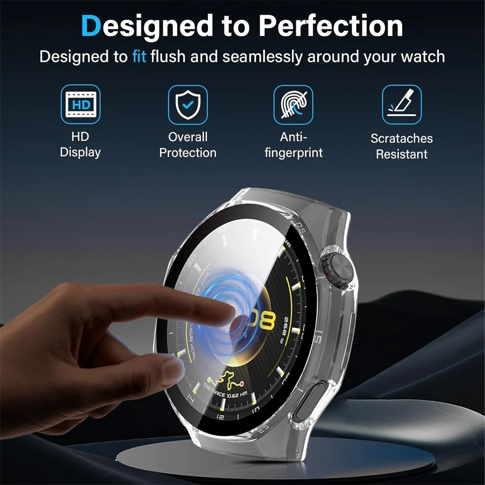 Durable Protective Glass and Bumper Set - Anti-Scratch Screen Protector and Hard PC Case