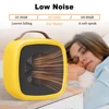 Portable Fan Heater Hot Air Blower 500W Small Heating Fan Fast Heating Lightweight Desktop Mini Space Heater for Home Office 4