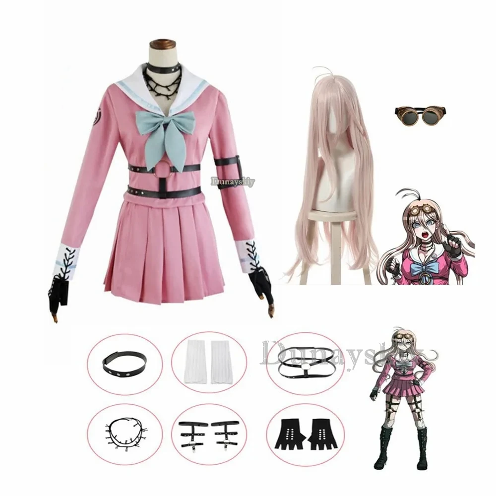 

Miu Iruma Cosplay Anime Danganronpa V3 Women Dress Girls Uniforms Clothing Halloween Carnival Costumes Outfits