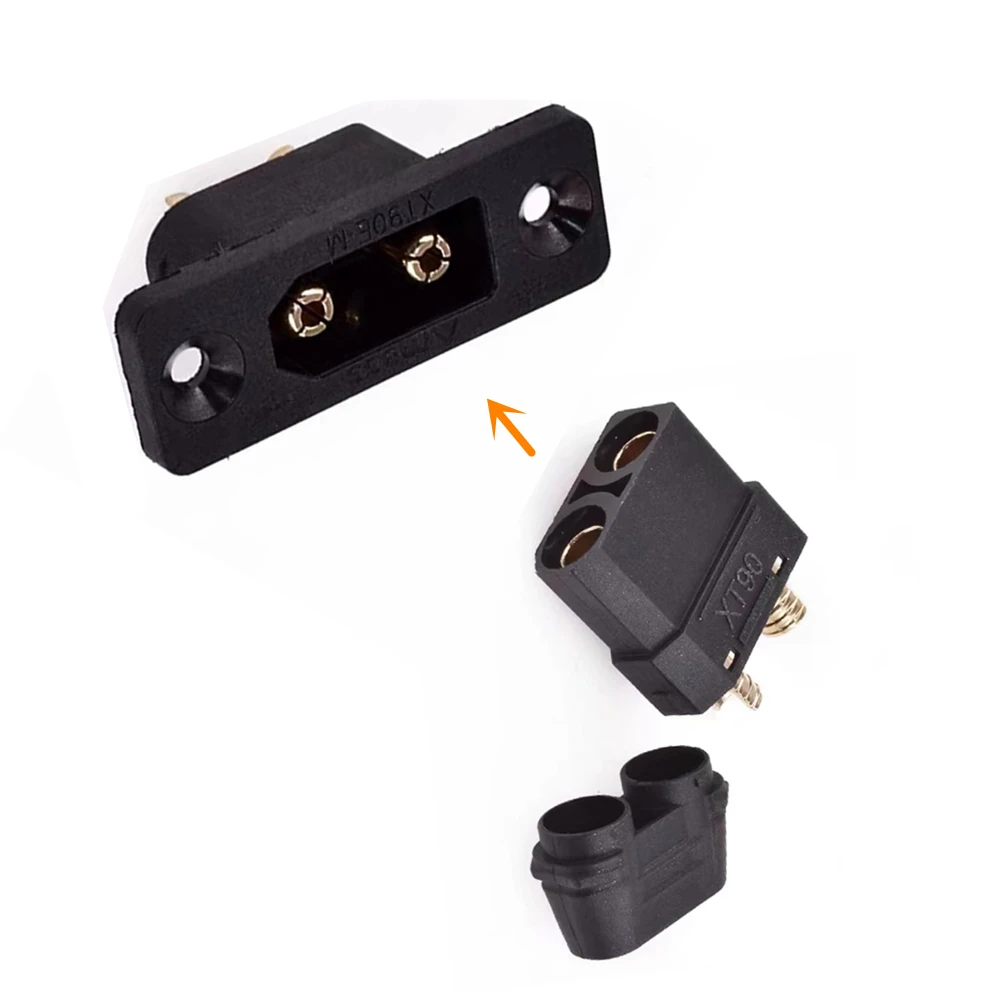 Amass XT90H E XT90E-F Connettori Adattatori Con Cavo 12AWG 20cm Per Batterie Lipo RC Drone - 3