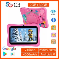 BDF 7 Inch Kid Android Tablet Android, 32GB ROM,1TB Expand,5G WiFi,4000MAH Battery,Dual Camera, Children's Gift Kids Software 1