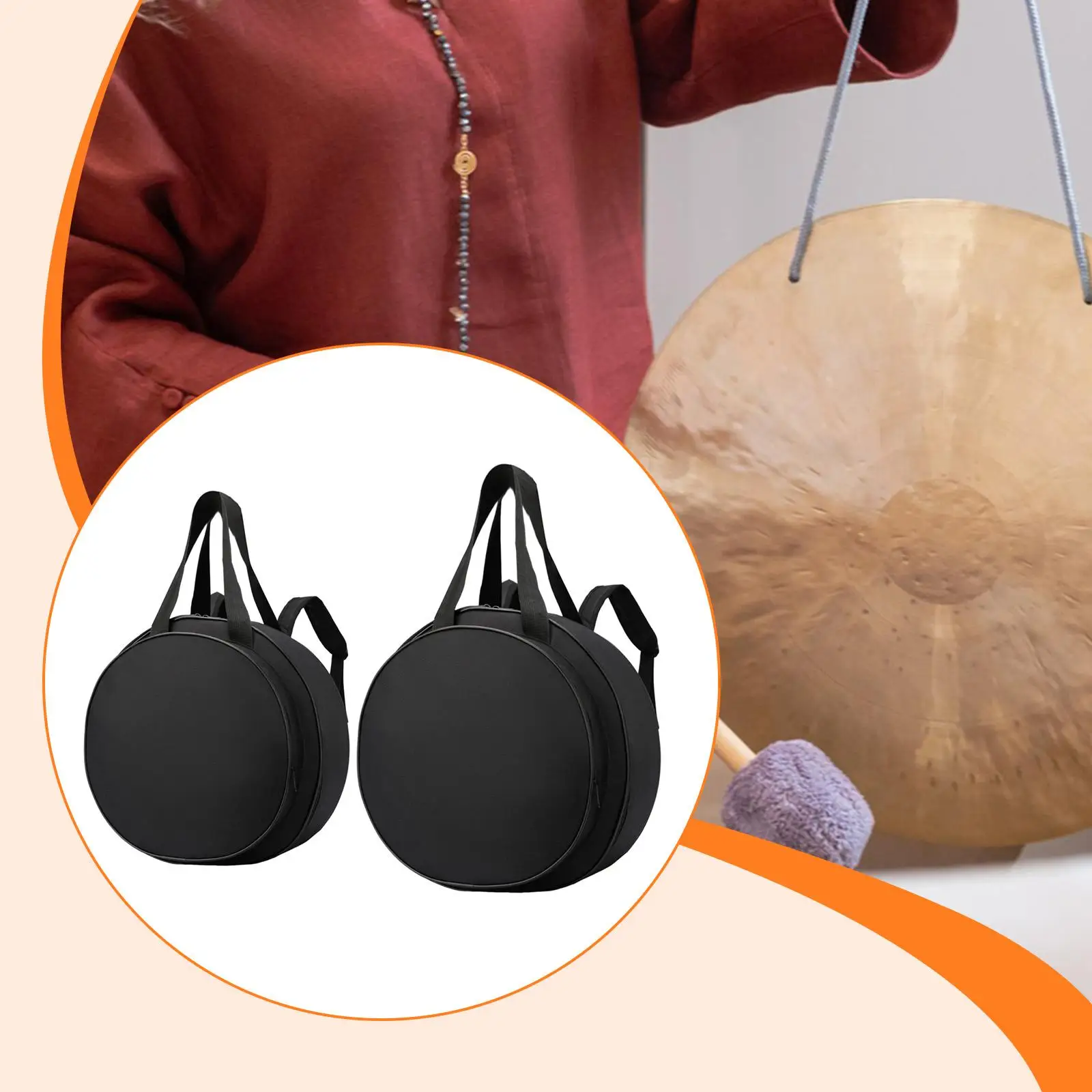 공 백, 핸드 드럼, 보호용 드럼 백 액세서리 두꺼운 내마모성 옥스포드 천 여행용 다용도 탬버린 케이스