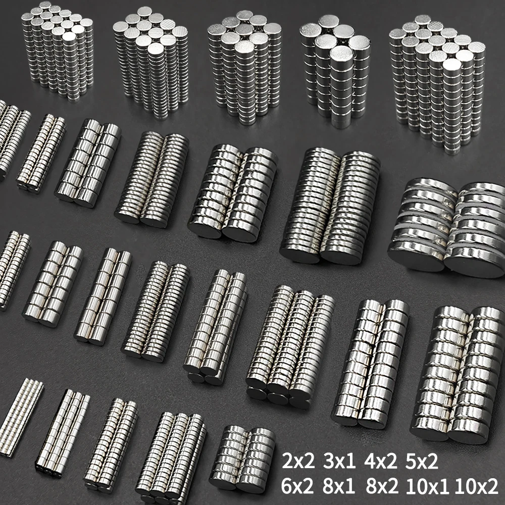 

2x2,3x1,3x2,4x2,5x2,6x2,8x1,8x2,8x3,10x1,10x2 мм сверхмощные искусственные неодимовые магниты для холодильника мощные дисковые imans