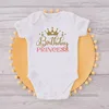Birthday Princess Family Matching Clothes Mother Father Kid T Shirt Tops Baby Bodysuit Girl Birthday Party Look Outfits T-shirts 6