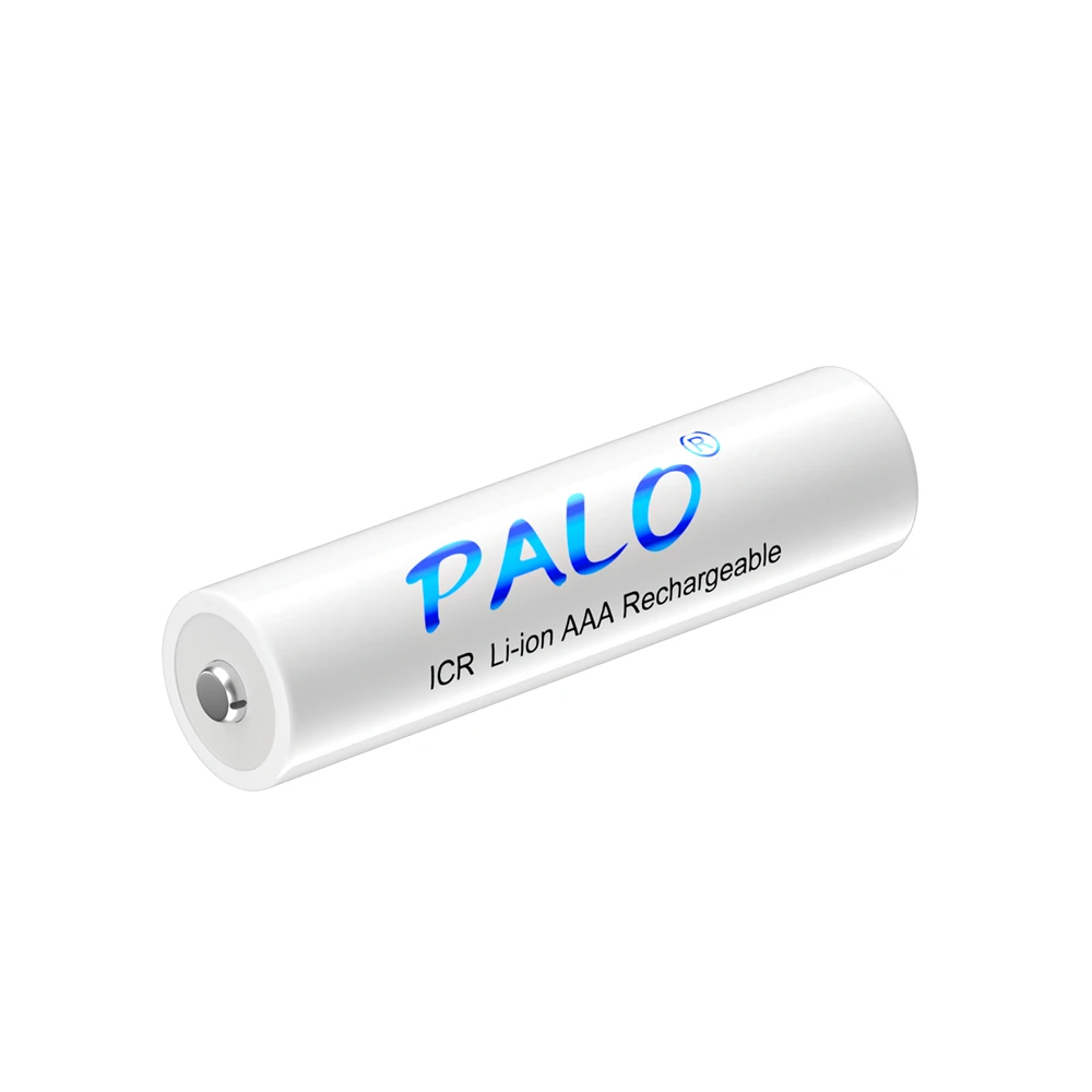 PALO 3.7V  ICR10440 10440 3A AAA Li-ion Lithium Rechargeable Battery For Flashlight Camera Remote Control Shaver Power Torch — view 3