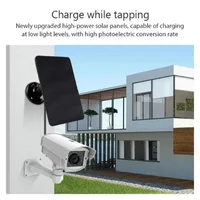 360 °   Support rotatif, panneau solaire Type-C étanche IP67, résistant aux intempéries extrêmes, chargeur solaire extérieur pour caméra de sécurité 6
