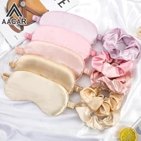 1set Eye Mask For Sleeping Cover With Elastic Strap Effective Shading Blindfold For Women Men Travel Eyepatch Relax Eyeshade 1