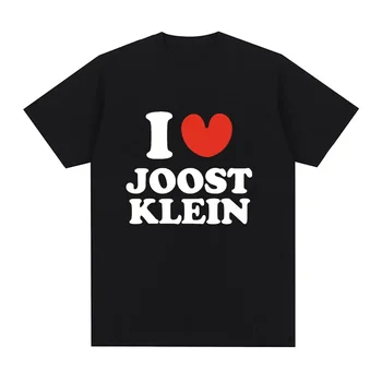 I Love Joost Klein T Shirt Men Women Fashion Hip Hop Vintage T-shirt 100% Cotton O Neck Loose Short Sleeve T Shirts Streetwear 1