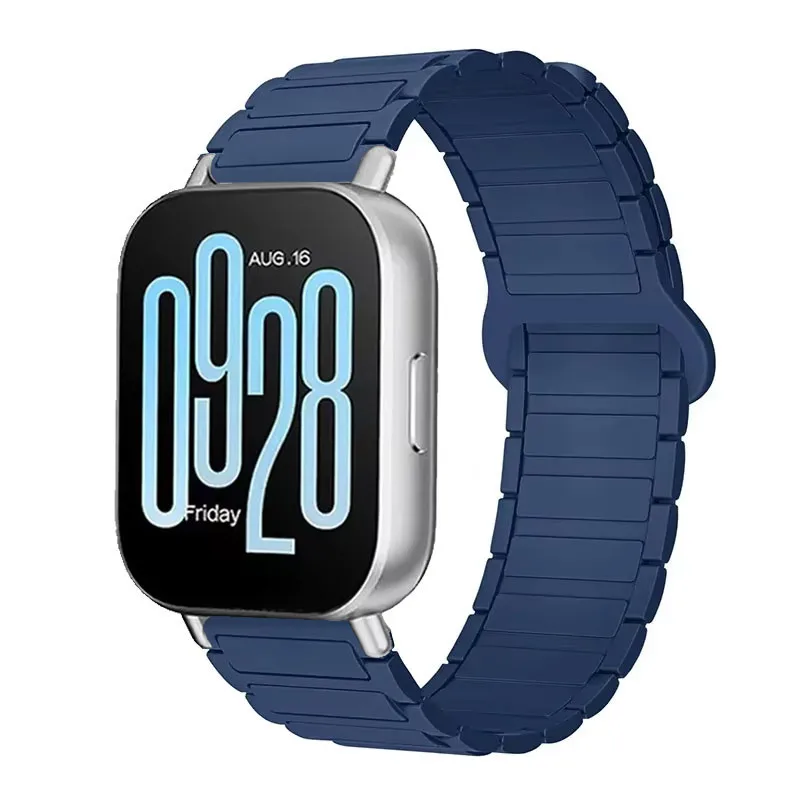 Magnetic Silicone Loop Strap Wristband, 22mm