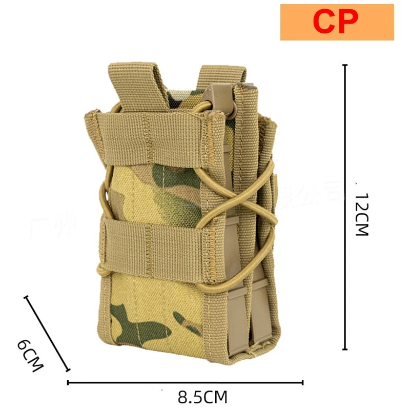 5.56 7.62 Double Magazine Pouch 1000D Nylon Molle Magazine Holster Outdoor Hunting Airsoft Vest Accessory Pouch for M4 4