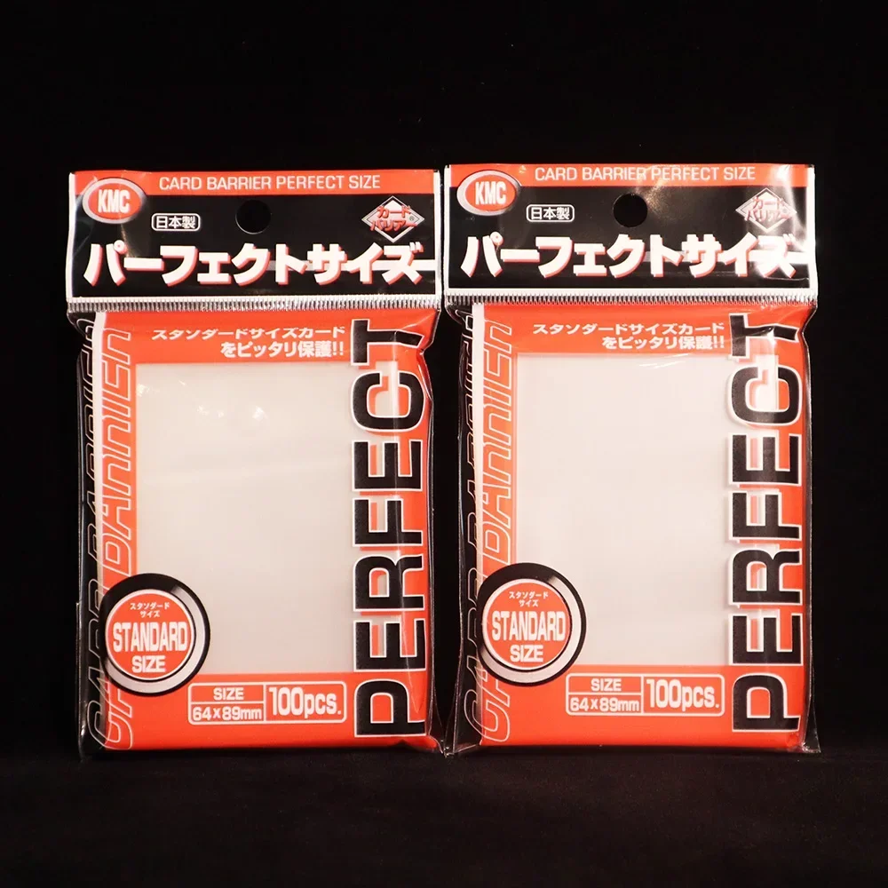 Standard Size Perfect Fit 2x KMC Perfect Fit Hard Card Sleeves - 100 Count  Each - For MTG, Pokemon, Standard Cards